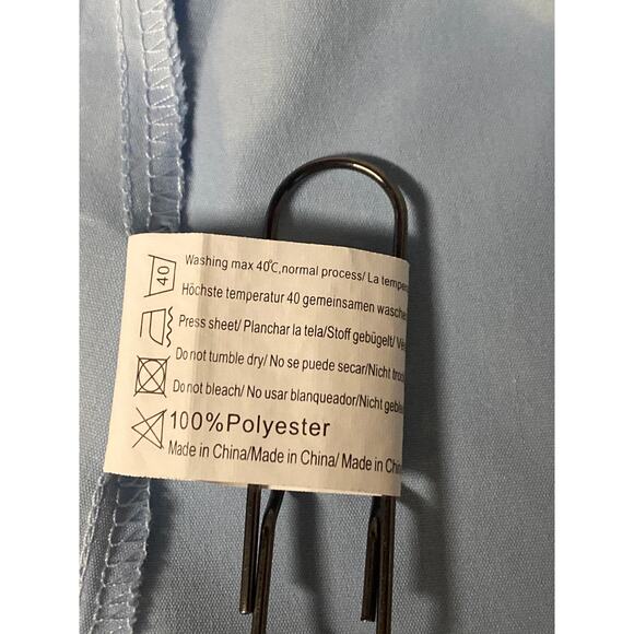 Womens Light Blue uniform shirt, size Small - Picture 8 of 9